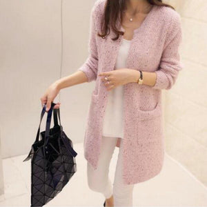 Knitted Cardigan Sweater - Secret Apparel