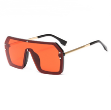 Load image into Gallery viewer, Siamese Oversize Square SunGlasses - Secret Apparel
