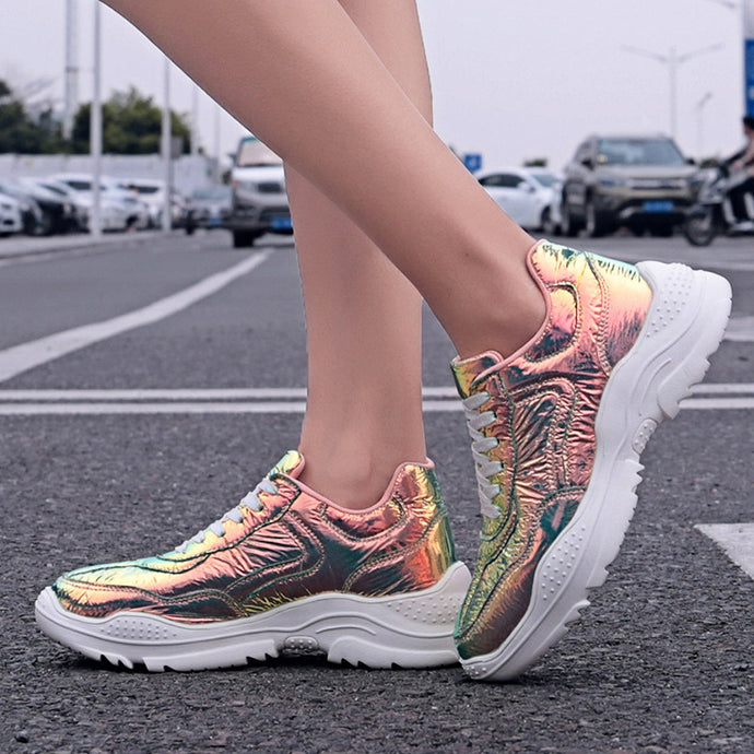 Bright Printed Sneakers - Secret Apparel