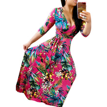 Load image into Gallery viewer, Printed Maxi Dress - Secret Apparel
