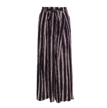 Load image into Gallery viewer, Split leg stripe wide leg pants - Secret Apparel
