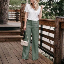 Load image into Gallery viewer, Buttoned Wide Leg Pants - Secret Apparel
