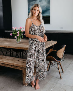 Animal Print Jumpsuit - Secret Apparel