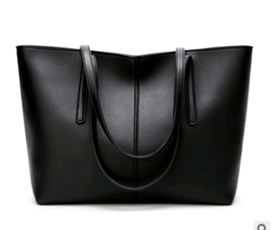 PU Spacious Tote Handbag - Secret Apparel