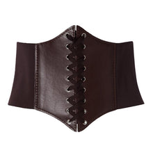 Load image into Gallery viewer, PU leather corset waist belt - Secret Apparel
