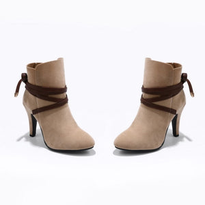 Pointed High Heel Boots - Secret Apparel