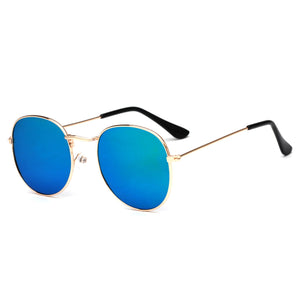 Metallic Frame Sunglasses - Secret Apparel