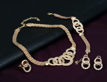 Load image into Gallery viewer, Gold Silver Jewellery Set - Secret Apparel
