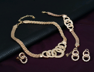 Gold Silver Jewellery Set - Secret Apparel