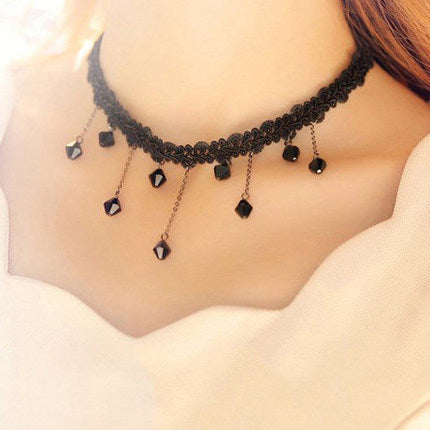 Black Choker Necklace - Secret Apparel