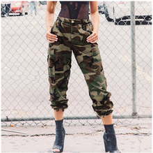 Load image into Gallery viewer, Camouflage Cargo Pants - Secret Apparel
