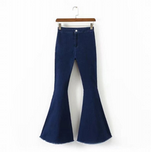 Load image into Gallery viewer, Wide Leg Flared Jeans - Secret Apparel
