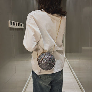 Round Ball Bling Handbag - Secret Apparel