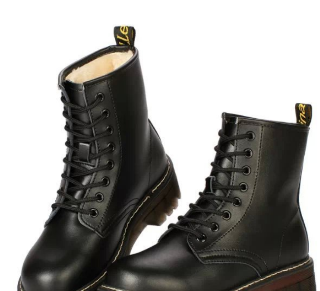 Chunky Sole Biker Boots - Secret Apparel