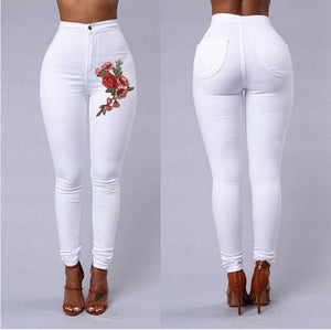 High Waist Skinny Jeans - Secret Apparel