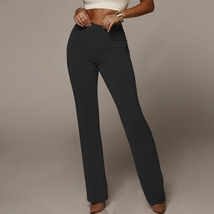 Boot Cut High Waist Pants - Secret Apparel