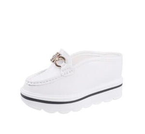 High Sole White Shoes - Secret Apparel