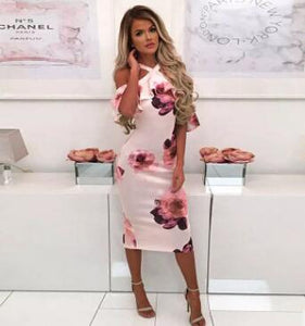 Off Shoulder Robe Bodycon Dress - Secret Apparel