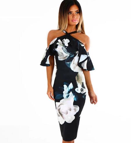 Off Shoulder Robe Bodycon Dress - Secret Apparel