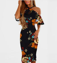 Load image into Gallery viewer, Off Shoulder Robe Bodycon Dress - Secret Apparel
