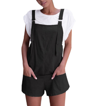 Load image into Gallery viewer, Cotton Shorts Dungarees - Secret Apparel
