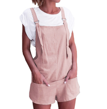 Load image into Gallery viewer, Cotton Shorts Dungarees - Secret Apparel
