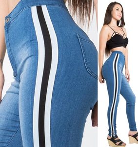 High Waist Stretchable Jeans Pants - Secret Apparel