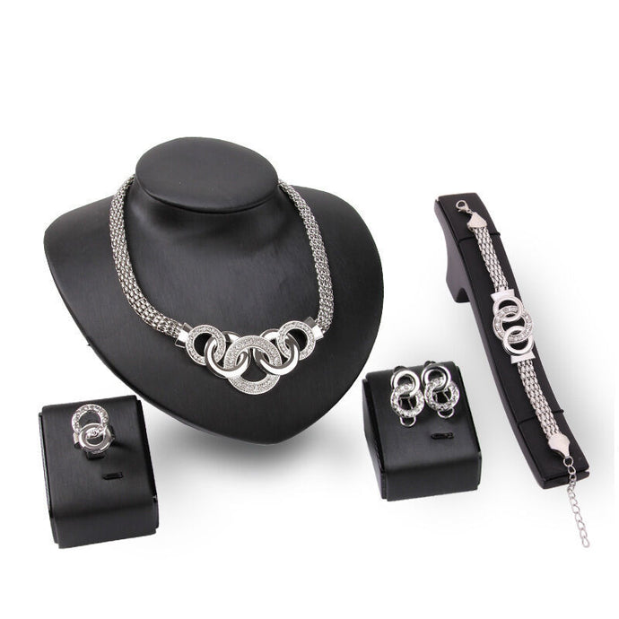 Gold Silver Jewellery Set - Secret Apparel