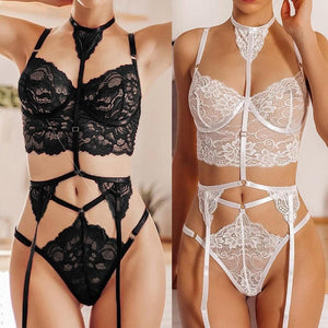 Lace Multi Strap Lingerie - Secret Apparel