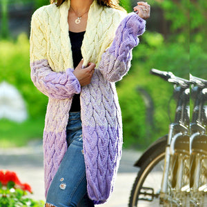 Twisted Knitted Cardigan Sweater - Secret Apparel