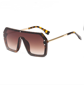 Siamese Oversize Square SunGlasses - Secret Apparel