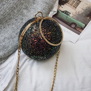 Round Ball Bling Handbag - Secret Apparel