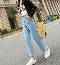 Load image into Gallery viewer, High Waist Wide Leg Jeans - Secret Apparel
