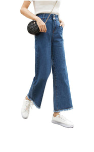 High Waist Wide Leg Jeans - Secret Apparel