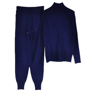 Turtleneck 2pcs Lounge wear Set - Secret Apparel