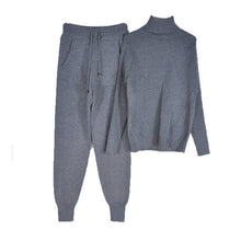 Load image into Gallery viewer, Turtleneck 2pcs Lounge wear Set - Secret Apparel
