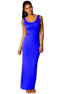 Sleeveless Bodycon Maxi Dress - Secret Apparel