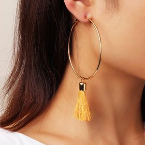 Metallic Circular Earrings - Secret Apparel