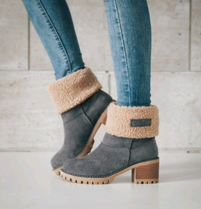 Ankle Fur Lined Snow Boots - Secret Apparel