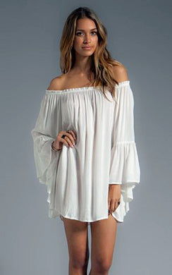 Off shoulder shirt dress - Secret Apparel