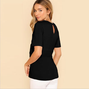 Short Sleeve Blouse - Secret Apparel