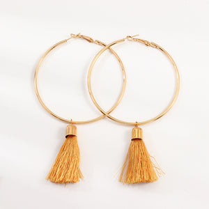 Metallic Circular Earrings - Secret Apparel