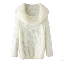 Load image into Gallery viewer, Knitted Mohair Loose Sweater - Secret Apparel
