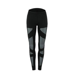 Lace Leg Fitness Leggings - Secret Apparel