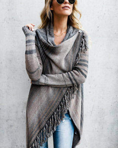 Tassel Wrap Cardigan - Secret Apparel