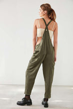 Load image into Gallery viewer, Army Green Fashion Dungarees - Secret Apparel
