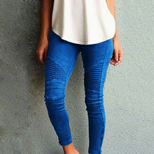 Load image into Gallery viewer, Pleated skinny jeans - Secret Apparel
