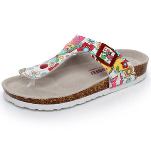 Printed Summer Flip Flops - Secret Apparel