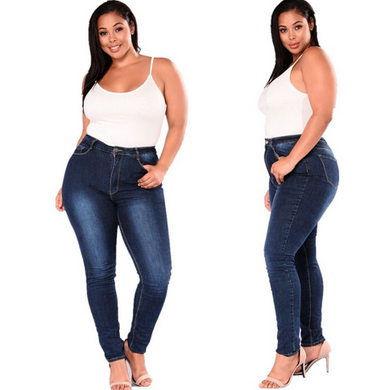 Plus Size Denim Jeans Pants - Secret Apparel