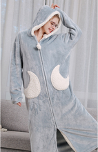 Load image into Gallery viewer, Thick Fleece Bathrobe Pyjamas - Secret Apparel
